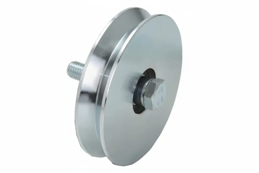 Ruota Cancelli Gola V 1 Cuscinetto Sfera Art.402 Ee ¸ Mm.80X20 Portata Kg.200 Gola V 92 ° Combi