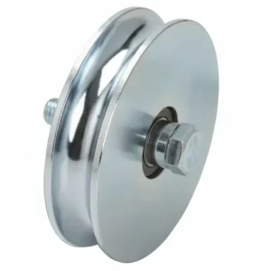 Ruota Cancelli Gola Tonda Con 2 Cuscinetti Sfera Art.405 Ø Mm.140X32 Portata Kg.550 Combi