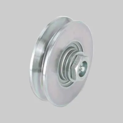 Ruota Con Bullone Per Cancelli C/Ingrassatore 120 Mm