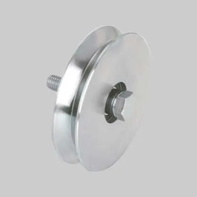 Ruota Con Bullone Per Cancelli Gola Y 80 Mm