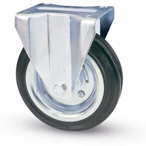Ruota Industriale D 180 Mm Gomma 80/ Piastra Fis- Avo- 1,0 Pz