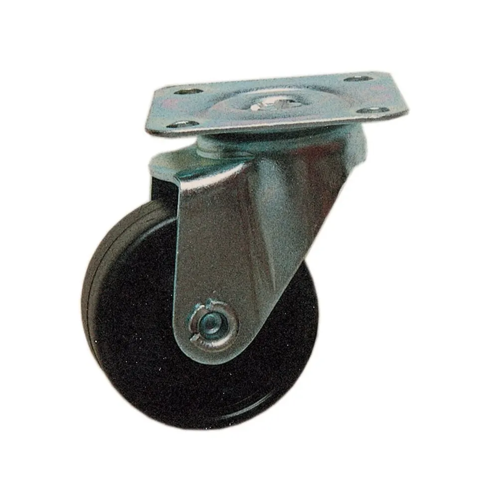 Ruota nylon con piastra d.40 mm* - 4 pz