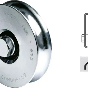 RUOTA PER CANCELLI GOLA 'U' Comunello