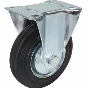 Ruote Industriali Fisse Con Piastra Ø Mm. 85 Piastra Mm.100X80 Quality