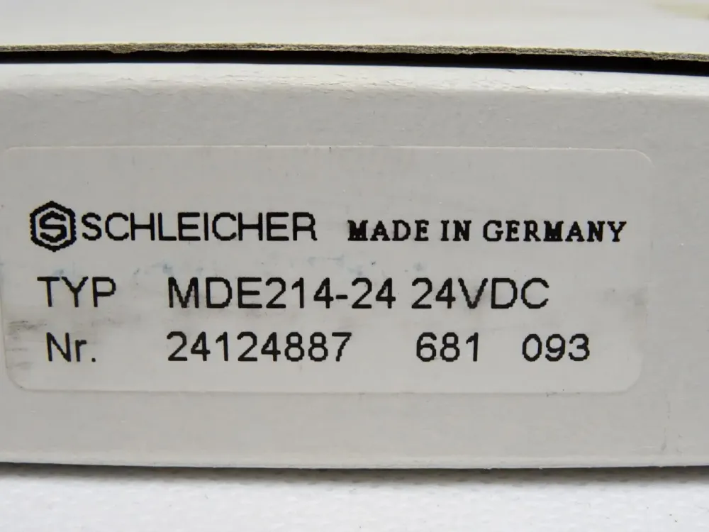 Schleicher MDE214-24 24VDC 24124887 681 Ausgangskarte / Neu OVP