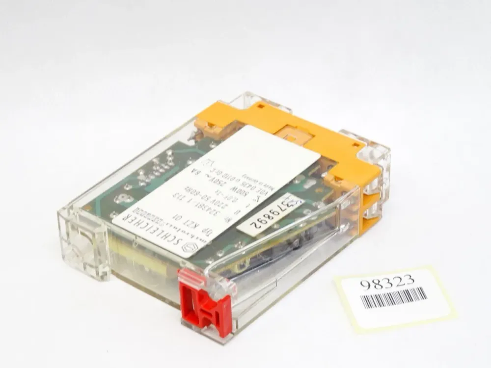 Schleicher Mikrolais KZT01 324381/1 0.05-1s Zeitrelais