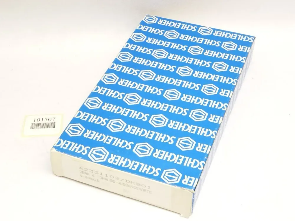 Schleicher PDAA 4 PDAA4 Analog-Ausgangkarte 4 Kanäle 42331102 DKB01/ Neu OVP