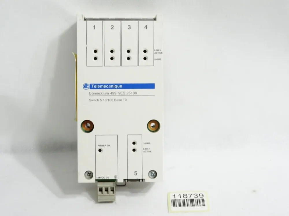 Schneider Electric Ethernet TCP/Ip switch 499NES25100