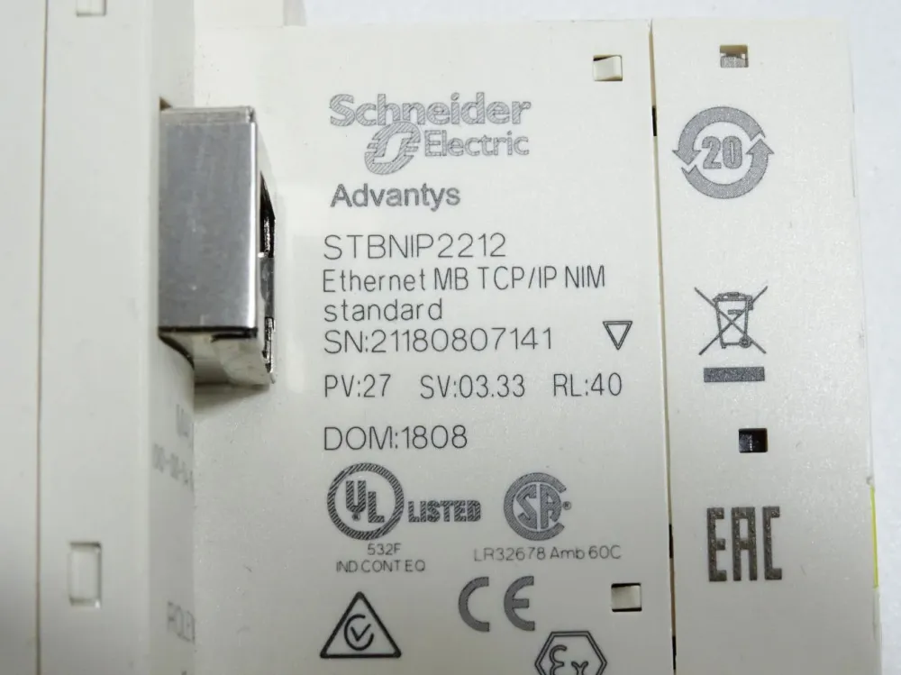 Schneider Electric STBNIP2212 Ethernet MB TCP/IP NIM