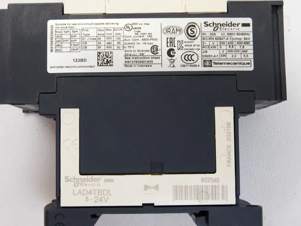 Schneider Schütz LC1D123BD / Neu OVP