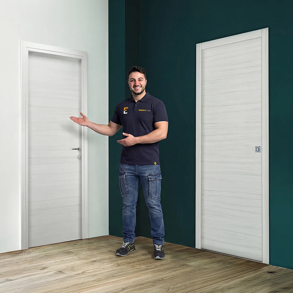 Porta Battente Reversibile Scrigno Flip4 Bianco