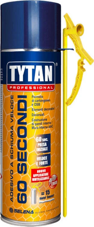 60 SECONDI Schiuma Adesiva Rapida 300 Ml