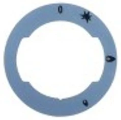 segnalino per manopola rubinetto del gas con pos. pilota diametro est. 62mm