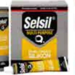 SELSIL - SILICONE PER ALTE TEMPERATURE 85gr - COLORE ROSSO