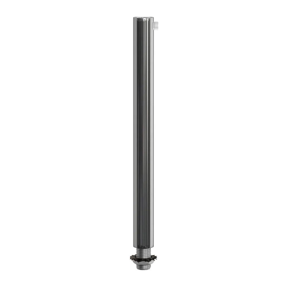 Serracavo cilindrico metallo lunghezza 15 cm completo di tige, dado e rondella - Cromo