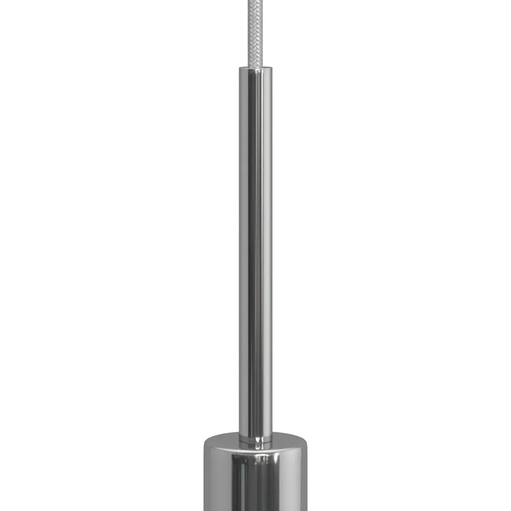 Serracavo cilindrico metallo lunghezza 15 cm completo di tige, dado e rondella - Cromo
