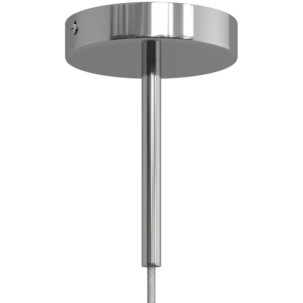 Serracavo cilindrico metallo lunghezza 15 cm completo di tige, dado e rondella - Cromo