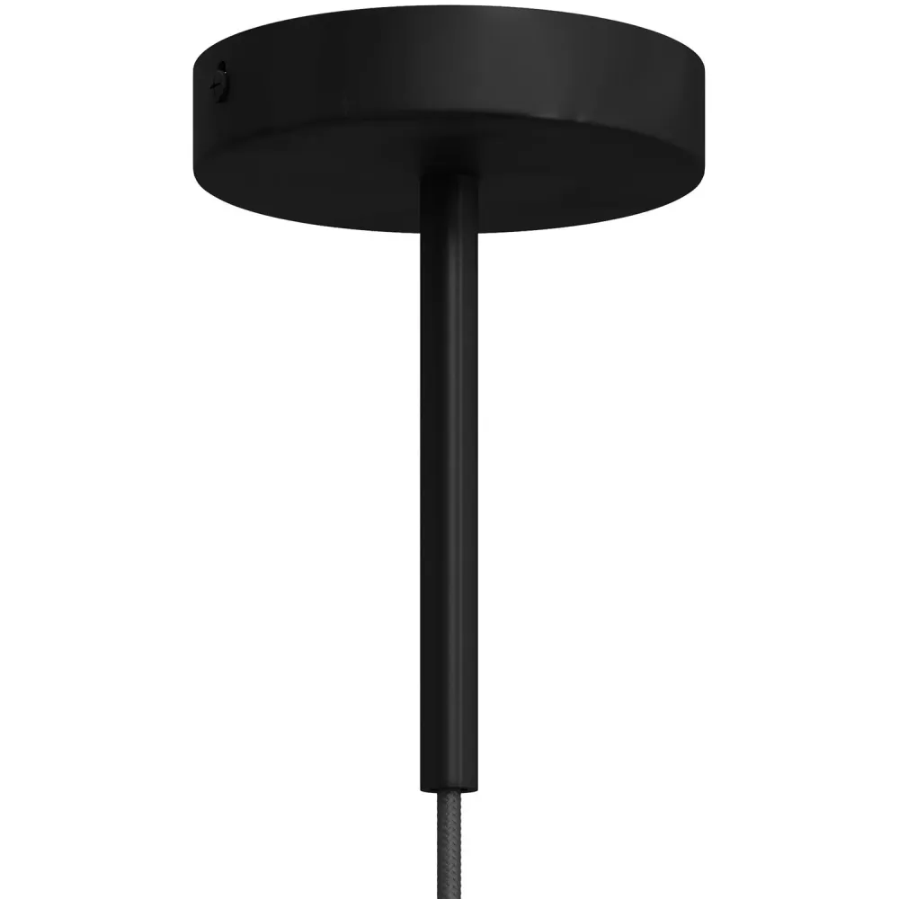 Serracavo cilindrico metallo lunghezza 15 cm completo di tige, dado e rondella - Nero