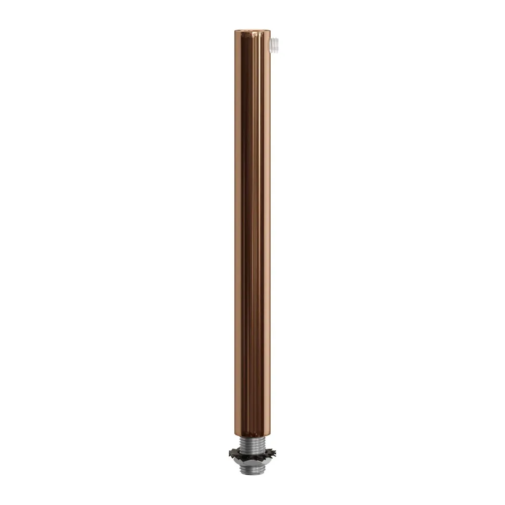 Serracavo cilindrico metallo lunghezza 15 cm completo di tige, dado e rondella - Rame