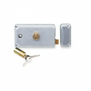 Serratura Cancello Caten.+Scr. Quadro Man. Doppio Cil. Fisso 3 Mand.- - Mm.70 Sx (P3870300) - 1 Pezzi Facchinetti