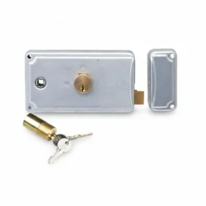 Serratura Cancello Caten.+Scr. Quadro Man. Doppio Cil. Fisso 3 Mand.- - Mm.60 Sx (P3860300) - 1 Pezzi Facchinetti
