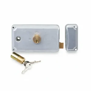 Serratura Cancello Caten.+Scr. Quadro Man. Doppio Cil. Fisso 3 Mand.- - Mm.60 Dx (P3860100) - 1 Pezzi Facchinetti