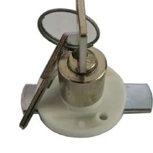 SERRATURA CON CHIAVE PER CASSETTI CILINDRO Ø20MM - CON RISCONTRO