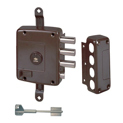 Serratura Legno Applicare 57167 Cisa Dm M4 Scr+Trip E.Mm 63 Dx