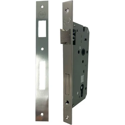 Serratura Legno Infilare 52X Yale B.Q Nichelato F.Mm 22 F.Sagom M2+Scr+Q8 E.Mm 60