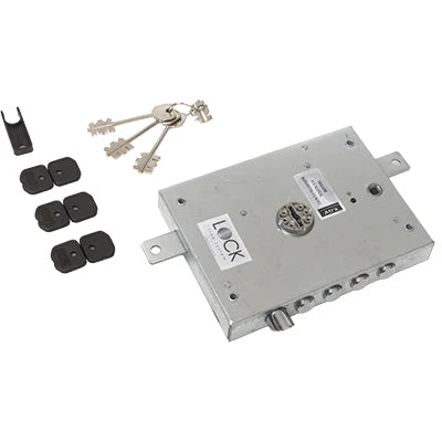 Serratura Metallo Applicare Ser 711 Dierre Atra Dm M4 Tripl+Scr Ip.Mm 28 E.Mm 73 Sx