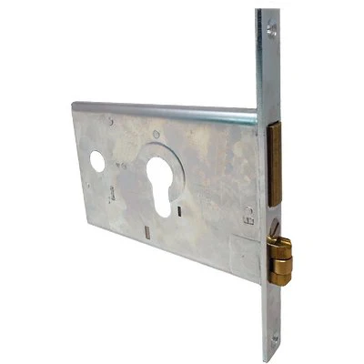 Serratura Metallo Infilare 44130 Cisa B.Q Zinc F.Mm 16 F.Sagom M2+Rullo H.Mm 82 E.Mm 60