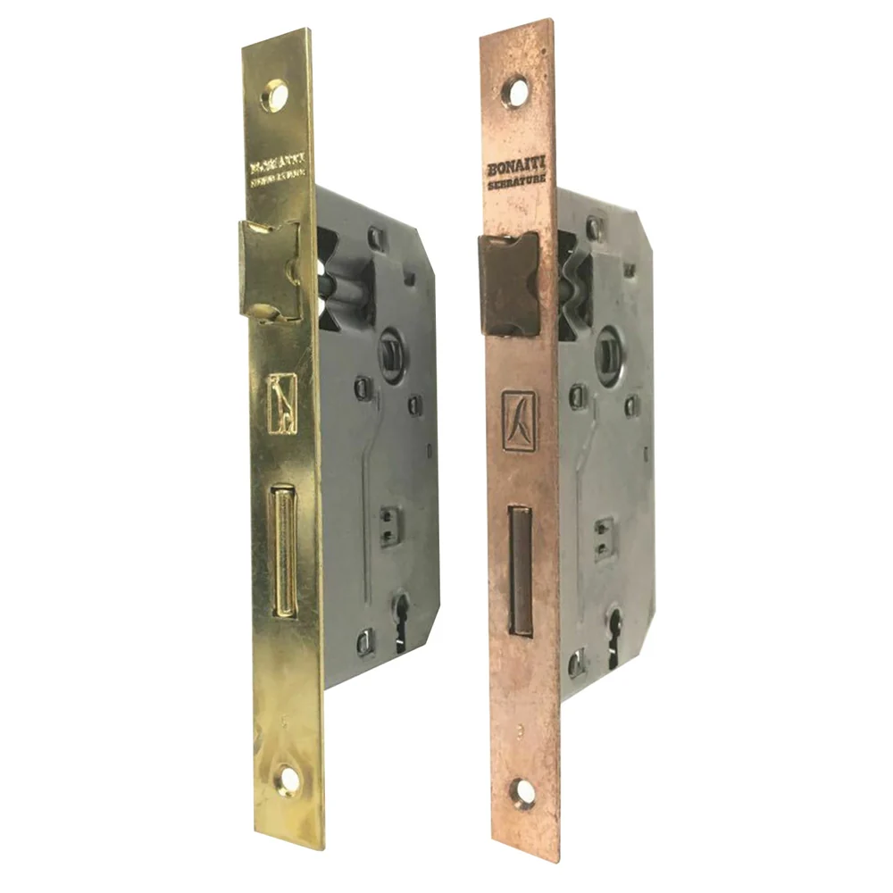 Serratura 'Patent' B.Q. Bronzato Verniciato E 50 - Bonaiti
