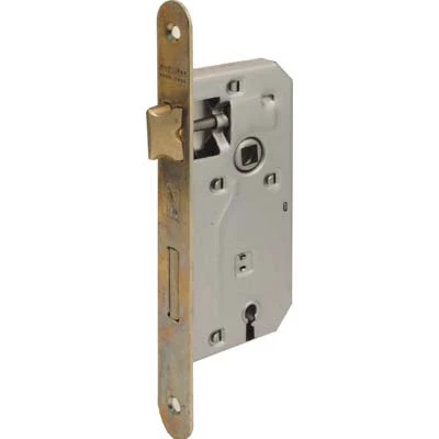 Serratura Patent B.Tondo Ottonato 042T Bonaiti I.Mm 70 F.Mm 22 E.Mm 60