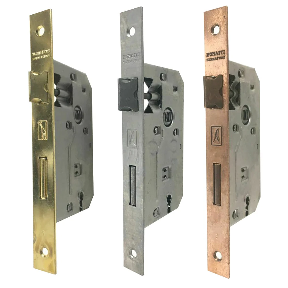 Serratura 'Patent' B.Q. Ottonato Verniciato E 35 - Bonaiti