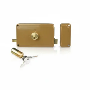 Serratura Portoncino Catenaccio+Scrocco Doppio Cilindro Fisso 3 Mand.- - Mm.70 Dx (P3070100) - 1 Pezzi Facchinetti