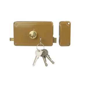 Serratura Portoncino Catenaccio+Scrocco Doppio Cilindro Fisso 3 Mand.- - Mm.60 Sx (P3060300) - 1 Pezzi Facchinetti