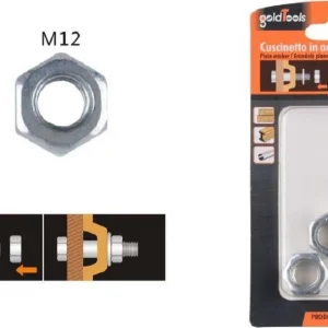 Set Confezione 60gr. Dado Dadi Esagonali Bulloni Dimensione M12 Filettati 90855
