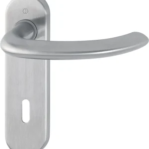 Set placca corta HOPPE Marseille E1138Z/353K acciaio inox F69 ( 3000252289 )