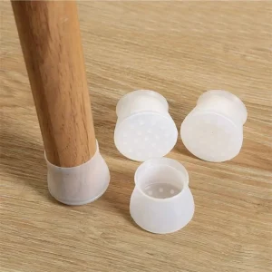 Set 16 Pz Tappi Protezioni Per Gambe Sedia Mobili Tavoli Silicone Con Feltro