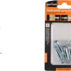 Set 5 Pz Tasselli Metallici Espandibili Viti Espansione Stile I 4 X 32mm 92848