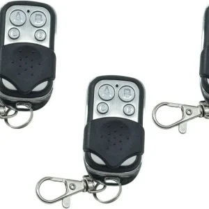 Set di 3 telecomandi universali, Codice fisso, con frequenza 433,92 MHz