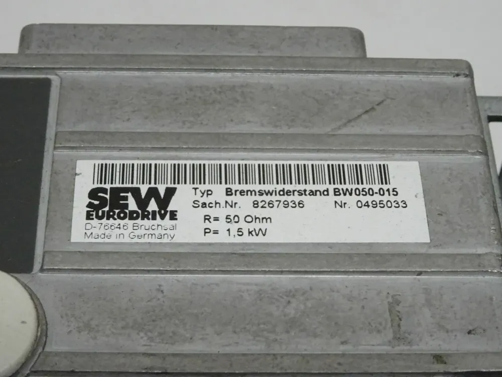 SEW Eurodrive BW050-015 Bremswiderstand BW050 / 8267936 / 5 Ohm / 1,5 kW