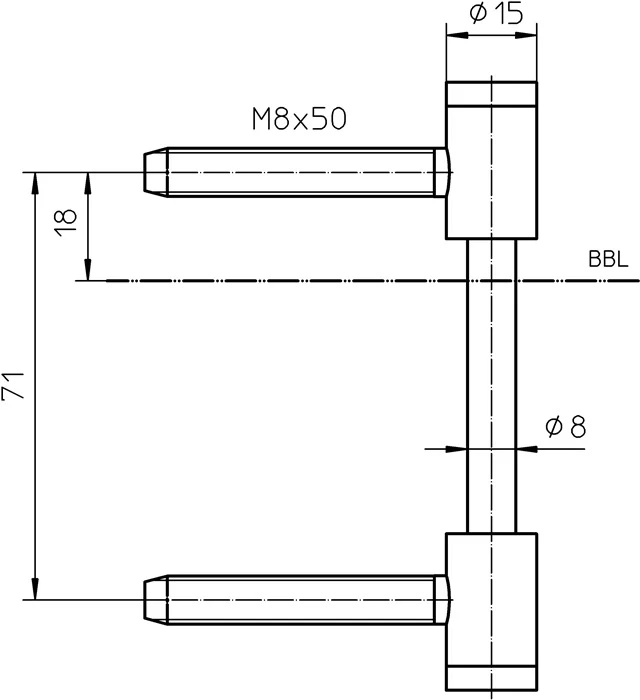 Sezione anta SIMONSWERK V 0026 WF 3 parti ( 3000255499 )
