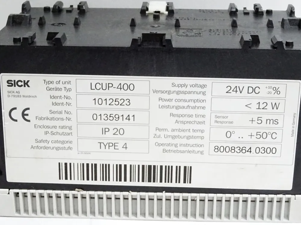 Sick 1012523 LCUP-400 LCU-P Programmable Interface / Neuwertig