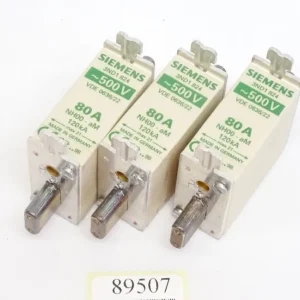 Siemens 3ND1824 / 80A 500V~ NH00 / Inhalt : 3 Stück