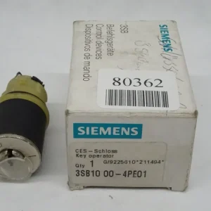 Siemens 3SB1000-4PE01 / 3SB10 00-4PE01 CES-Schloss Key Operator NEU-OVP