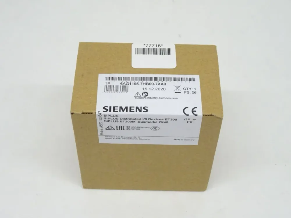 Siemens 6AG1195-7HB00-7XA0 Siplus 6AG1 195-7HB00-7XA0 NEU-OVP versiegelt