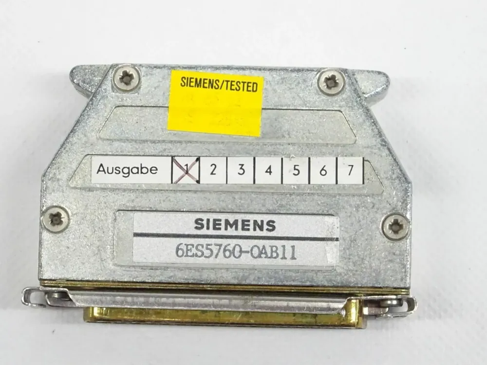 Siemens 6ES5760-0AB11 Simatic S5 Stecker 6ES5 760-0AB11 E:01