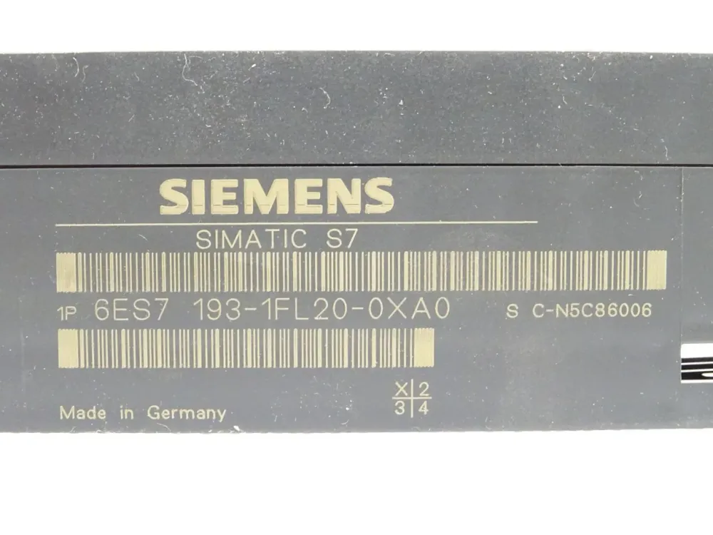 Siemens 6ES7193-1FL20-0XA0 Zusatzklemme 6ES7 193-1FL20-0XA0 NEU-OVP