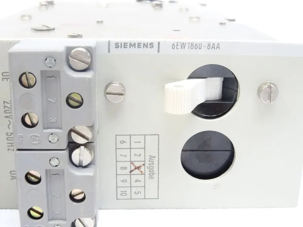 Siemens 6EW1860-8AA E:3